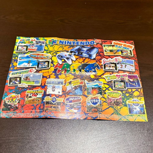 Retro Nintendo αφίσες για N64 και Gameboy σαν καινούργιες, σετ 4