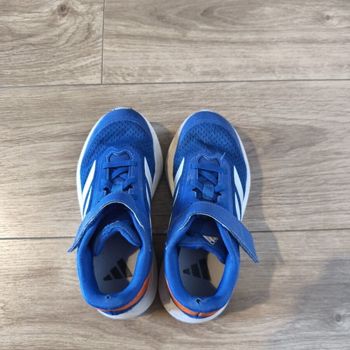 Adidas kids' blue athletic shoes size 31.5 used