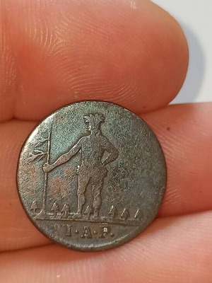Монета 1 pfennig Браншвайг Германия като нова