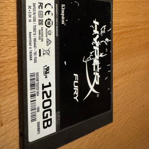 Kingston HyperX Fury 120GB SSD like new