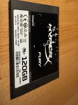 Kingston HyperX Fury 120GB SSD like new