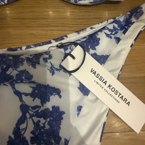 Vassia Kostara bikini set, blue, XL