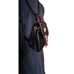 Small backpack new, black and brown