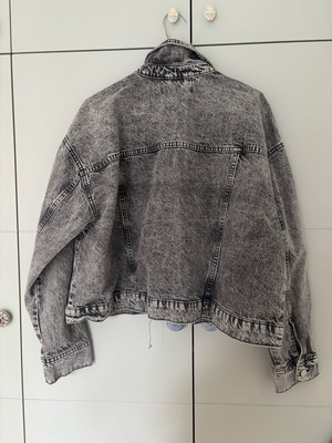 Zara denim jacket new, grey