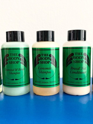 Vintage Body Shop 1990 packaging like new, pack of 11 bottles 60 ml