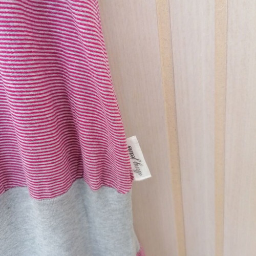 DKNY dress new, cotton, size M, red and gray