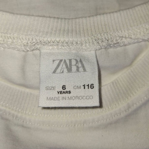 Zara Kids Summer T-shirt with Lion Design size 116cm 6 years like new