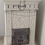 Antique porcelain stove