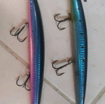 Minnow two artificial lures like new