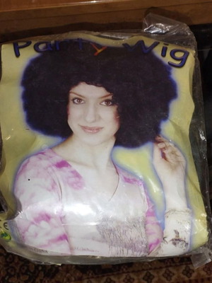 Carnival blonde afro wig new