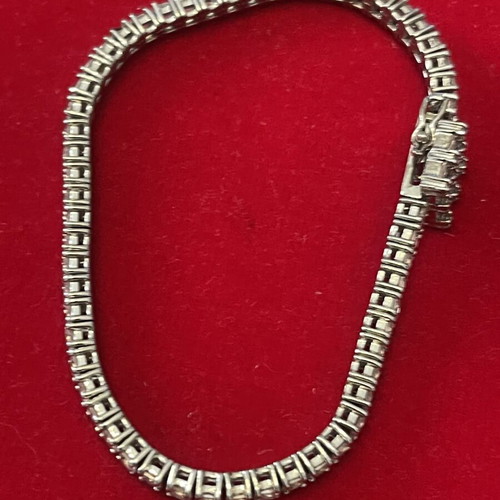 Riviera 925 silver bracelet used, 19 cm