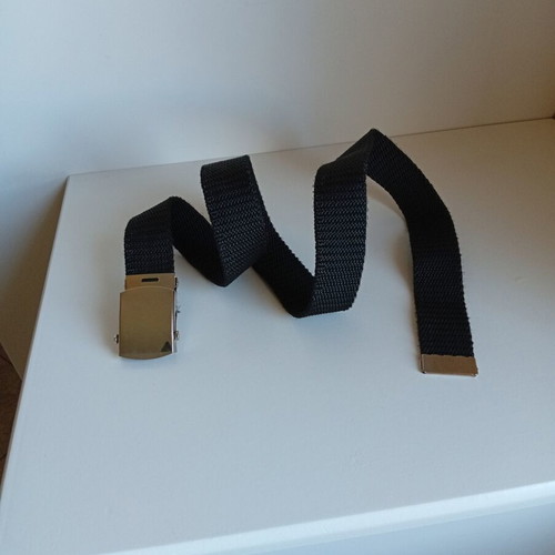 6 Unisex belts with metal buckles, adjustable, multicolor