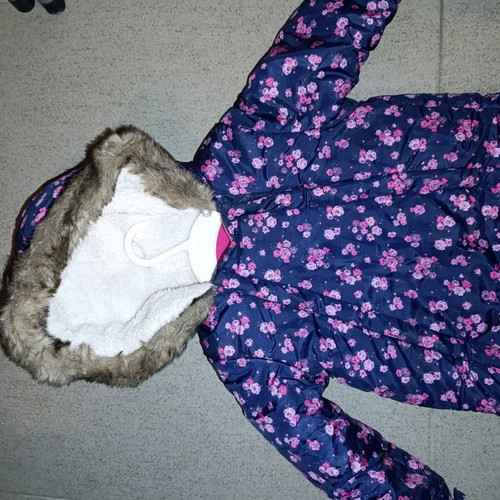 Baby snowsuit 12-18 months like new, waterproof with fleece