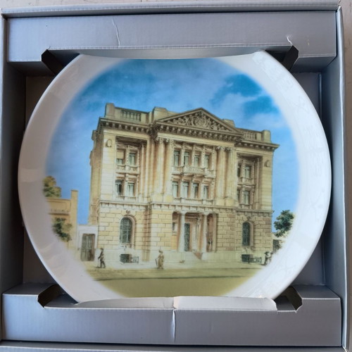 Ceramic plate from Titan Cement company series