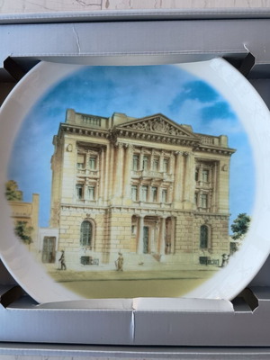 Ceramic plate from Titan Cement company series