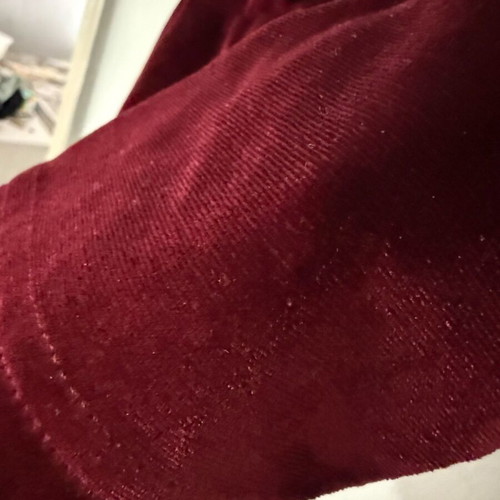 Velvet top like new, burgundy