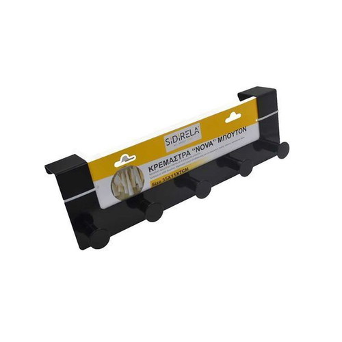 Nova Metal Door Hanger 5 Positions Black Sidirela E-3959
