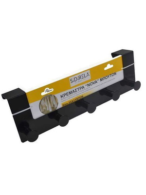 Nova Metal Door Hanger 5 Positions Black Sidirela E-3959