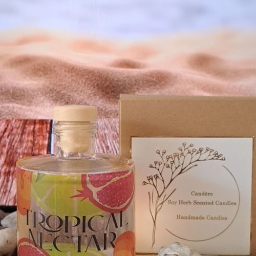 Tropical Nectar Reed Diffuser 200ml alcohol-free, new