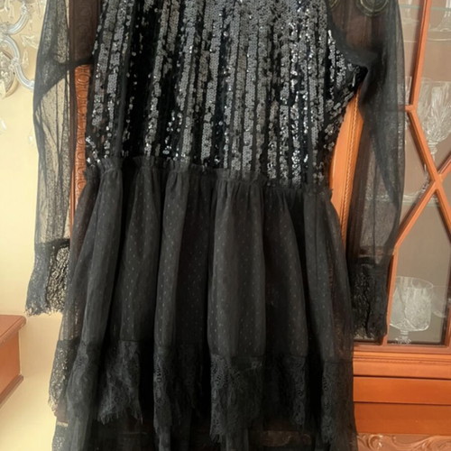 Twinset dress black, sizes S/M