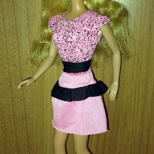 Barbie 1989 My First Princess and 1991 Fashion Finds #2983 used with pink shoes