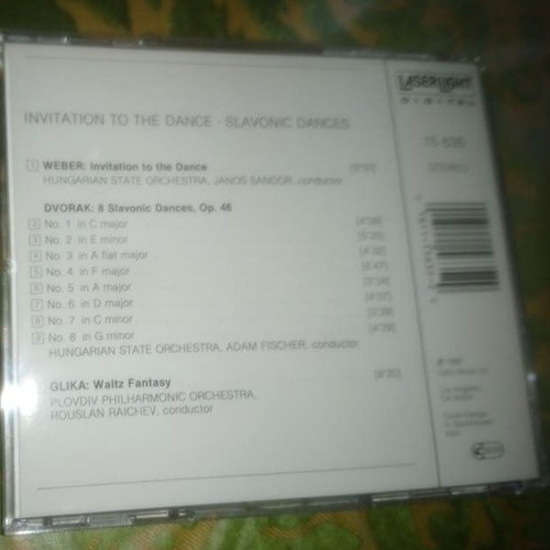 CD Weber Invitation To The Dance Dvorak 8 Slavonic Dances Glinka Waltz Fantasy new