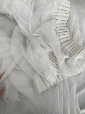 White voile curtains, 3 extra large pieces, high quality