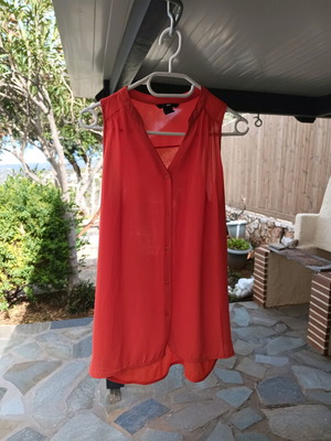 H&M orange summer top Xs