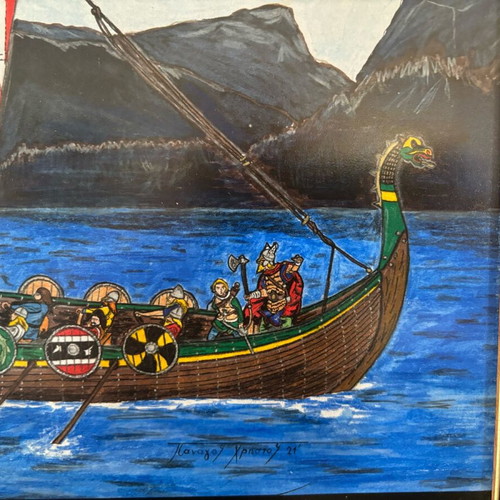 Vikings painting like new