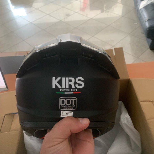 KIRS Design helmet size Large black matt new