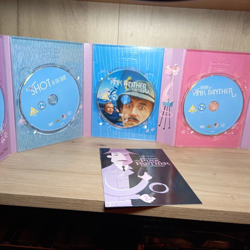 Pink Panther 5 Movies DVD Box like new with Greek subtitles