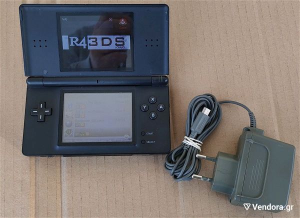  Nintendo DS Lite mavro R4 64GB me 1100+ pechnidia