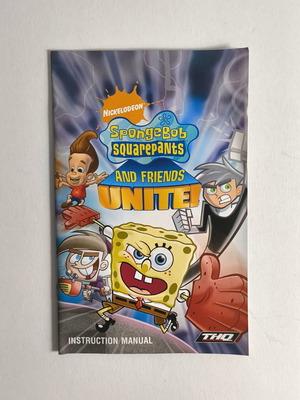Spongebob Squarepants and Friends Unite! PS2 ръководство употребявано, английско издание