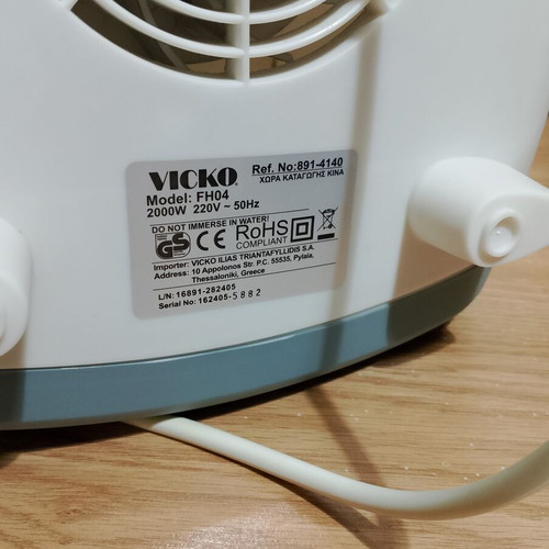 Vicko fan heater used in good condition