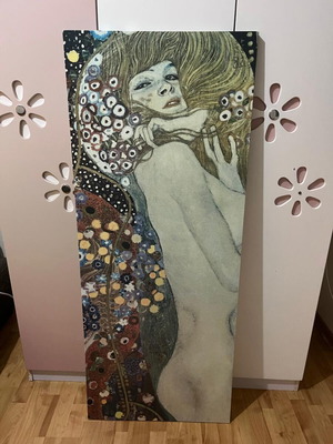 Decorative painting like new, dimensions 1.40 x 0.56 m