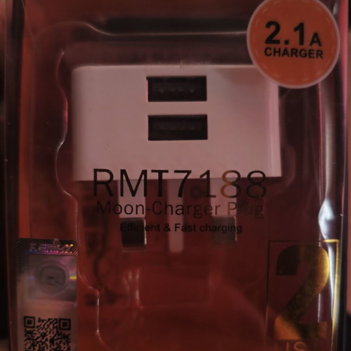 Remax charger with 2 USB ports, type G