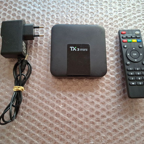 Android TV Box Tanix TX3 Mini 4K used, complete set