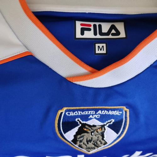 Oldham 2013-2014 jersey used with sleeve wear