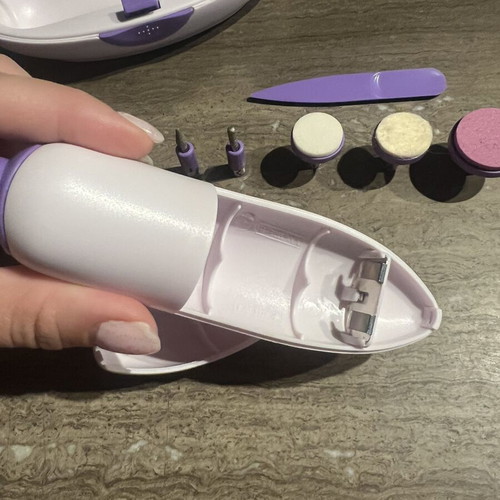 Mini nail drill with batteries like new