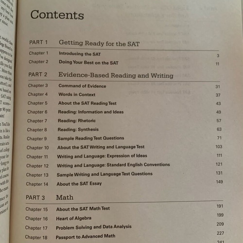SAT The Official Study Guide new, English
