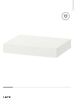 LACK wall shelf, white, set of 5, IKEA