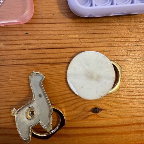 iPhone phone cases and rings used, set of 4 pieces