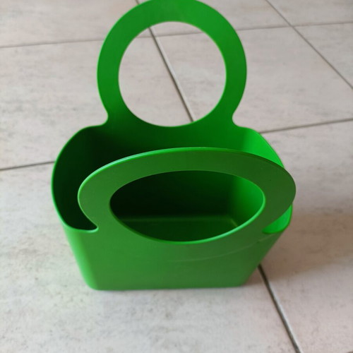 Plastic Storage Basket Euroequipe green like new