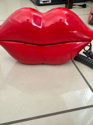 vintage Hot Lips  σταθερό τηλέφωνο