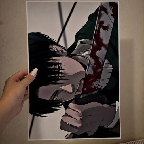 Levi poster A4 on hard shiny paper new