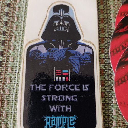 Collectible stickers like new, movie promotion set of 9