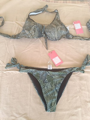 Solano bikini swimwear new, khaki-beige, size S-M