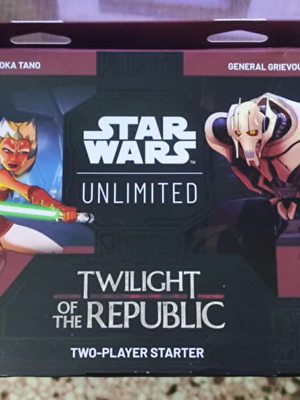 Star Wars Unlimited Twilight of the Republic Two-Player Starter new