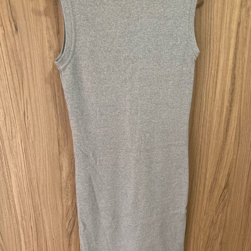 Women's cotton sleeveless mini dress used, gray, size M