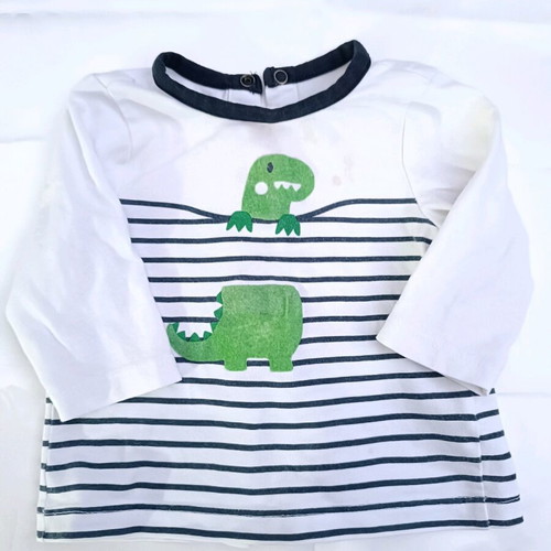 Orchestra baby blouse and Mothercare pants set used for 3-6 months